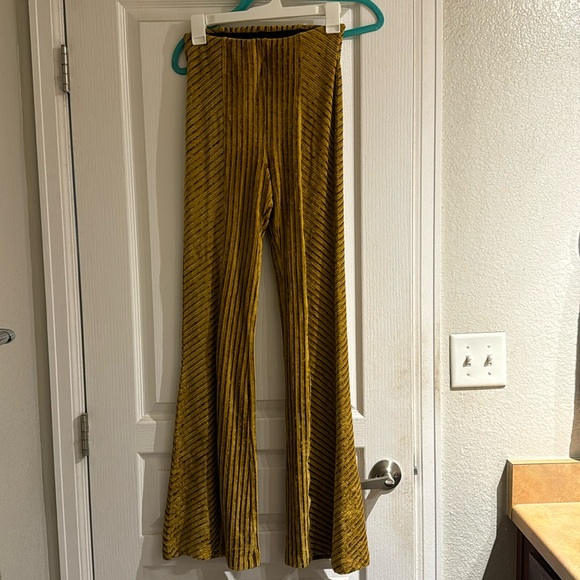 Free People Velvet Pull On Flare - Picture 2 of 4